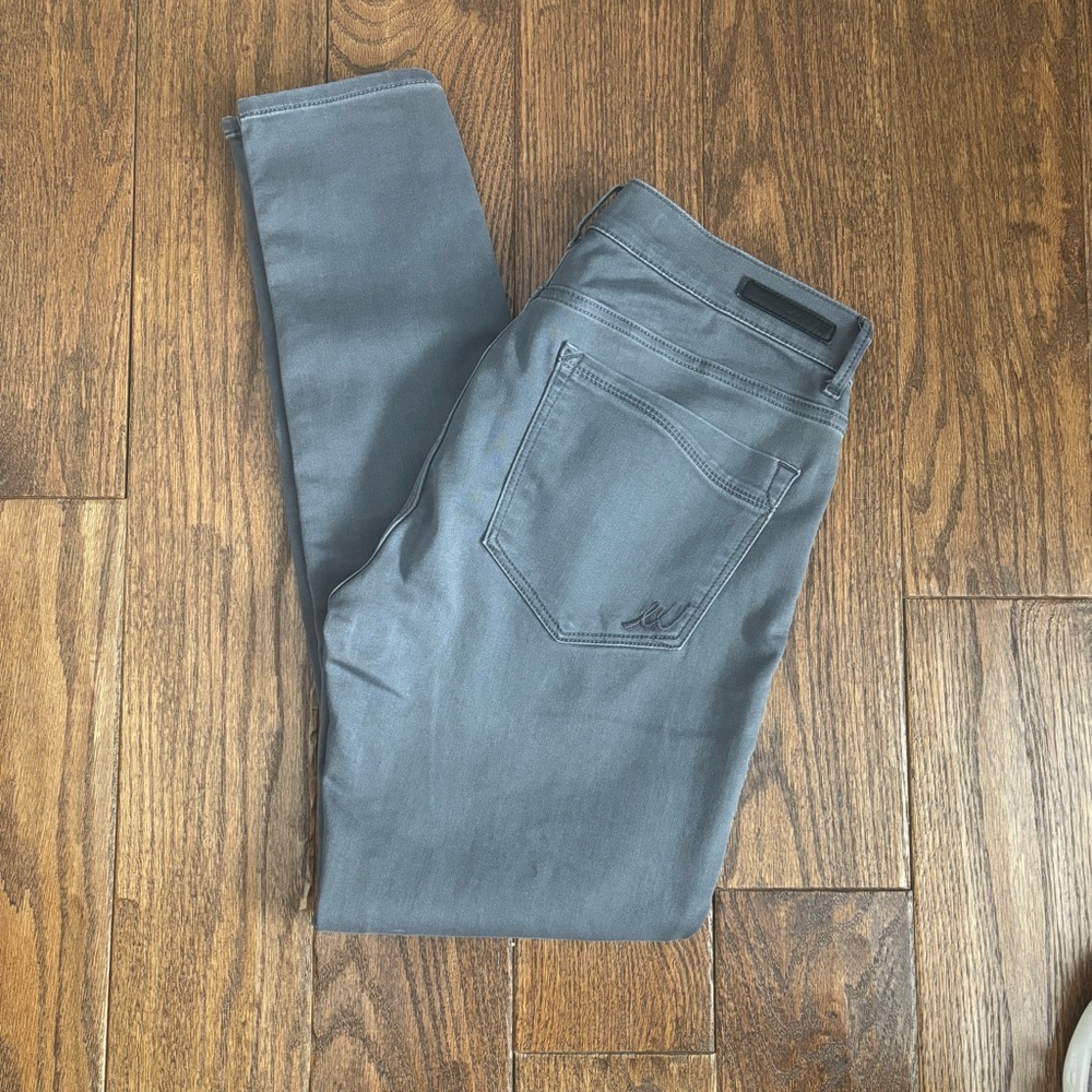 Express Light Gray Women's Skinny Jeans